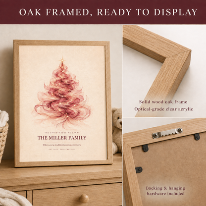 Personalized Family Christmas Print — The Christmases We Carry