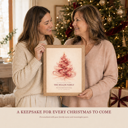 Personalized Family Christmas Print — The Christmases We Carry