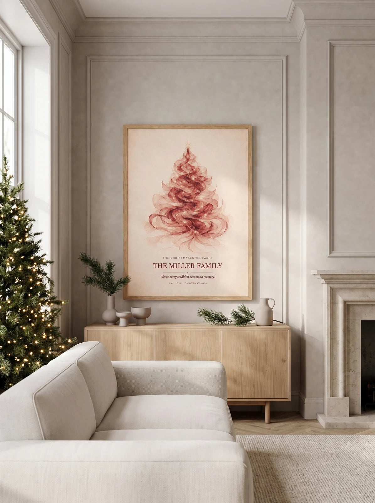 Personalized Family Christmas Print — The Christmases We Carry